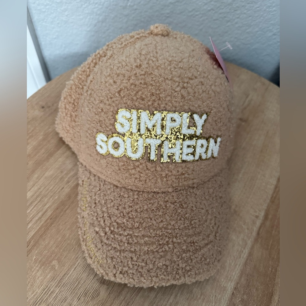 NWT Simply Southern Sherpa Ball Cap